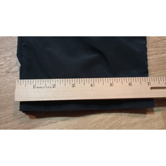 Vintage LL Bean Pants Womens XL Black Windbreaker Nylon Full Zip Extra Large - Picture 15 of 16